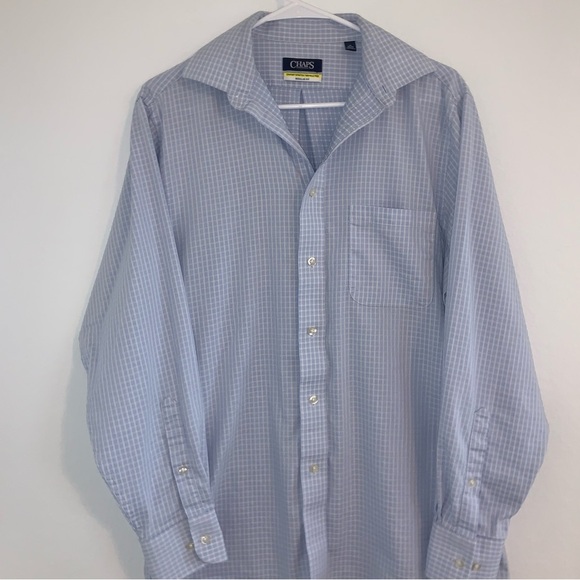Chaps Regular Fit Comfort Stretch Button Down Men’s Shirt - Picture 6 of 15